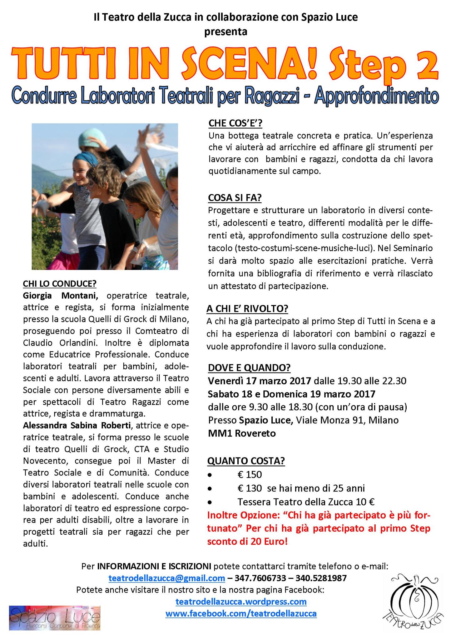 Volantino A5 Tutti in Scena Step 2