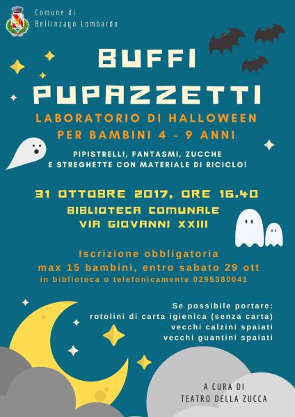 Volantino Labo Buffi Halloween Bellinzago Lombardo ott 2017