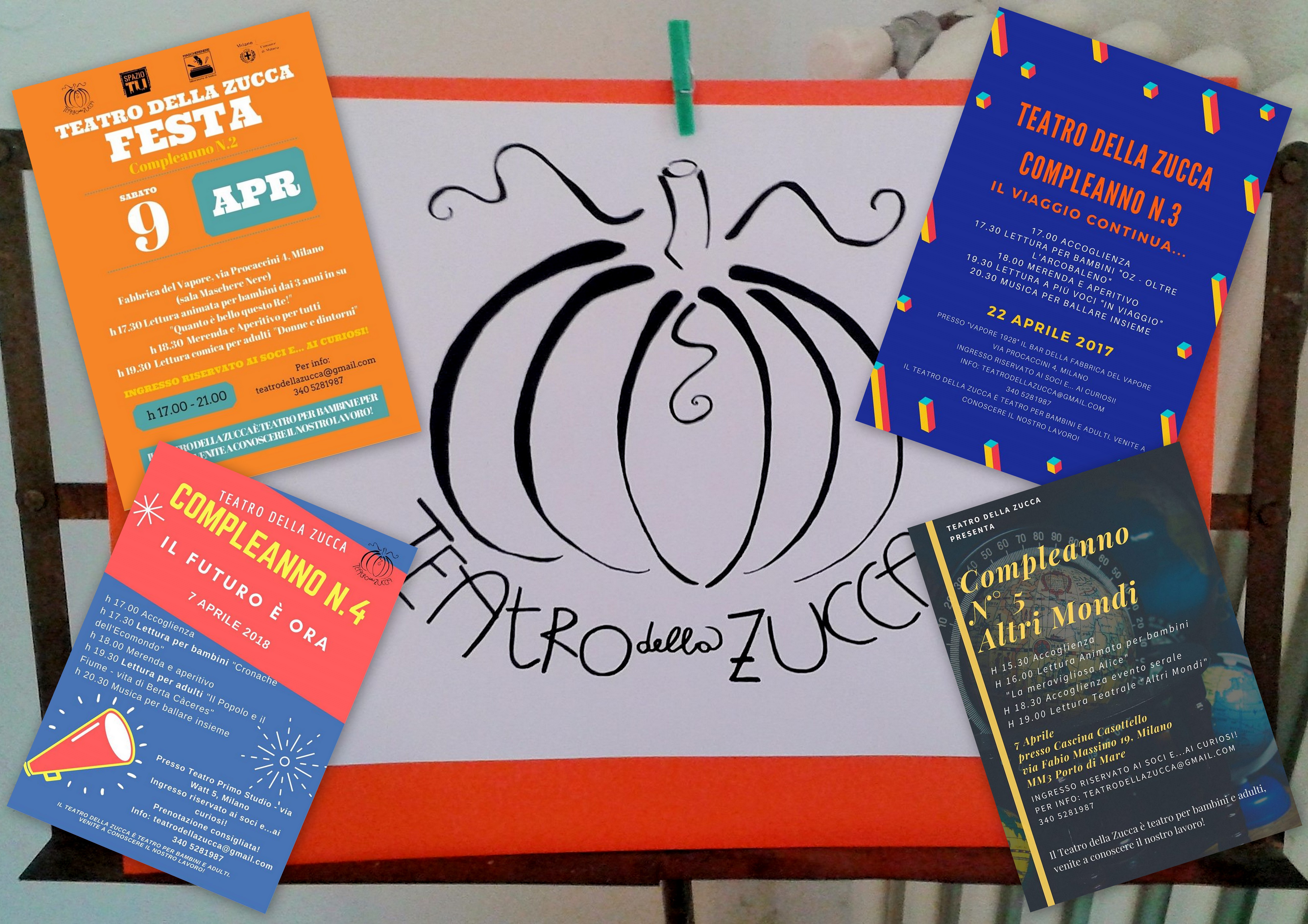 Collage Zucca Locandine